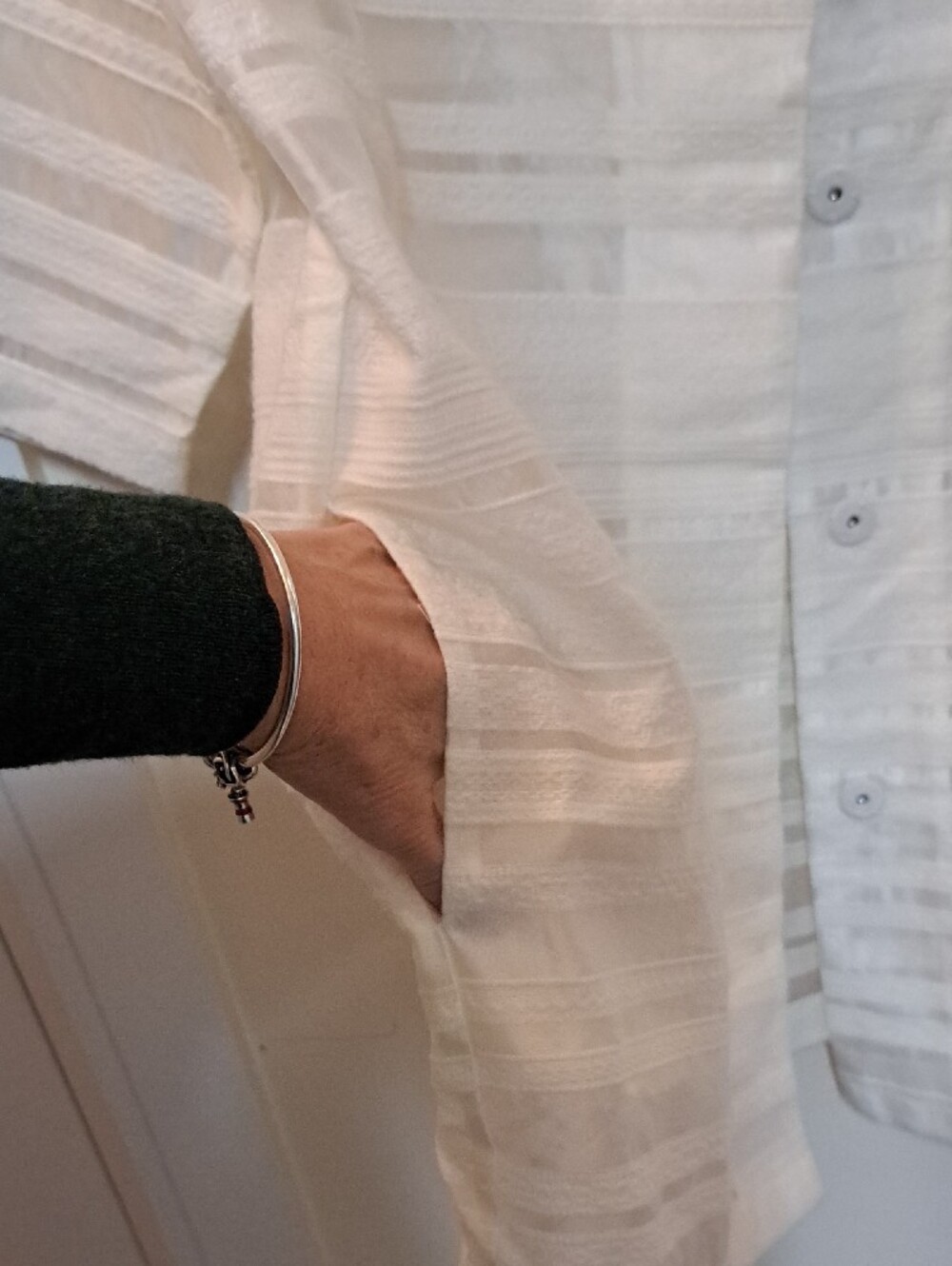 Sheer Panel Blazer - Picture 5 of 11
